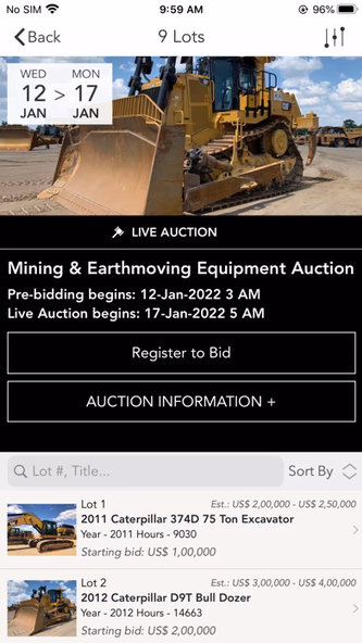 ABC Auctions Screenshot 2 - AppWisp.com ABC Auctions Screenshot 2 - AppWisp.com