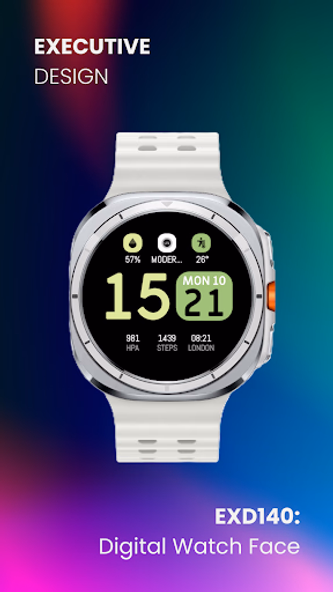 EXD140: Digital Watch Face Screenshot 3 - AppWisp.com