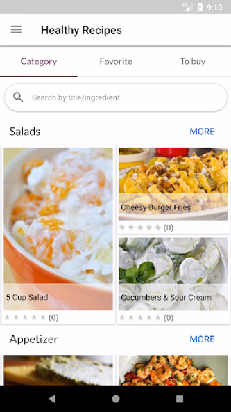 Healthy Recipes Screenshot 1 - AppWisp.com Healthy Recipes Screenshot 1 - AppWisp.com