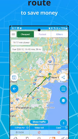 TollGuru: Toll, GPS Navigation Screenshot 1 - AppWisp.com TollGuru: Toll, GPS Navigation Screenshot 1 - AppWisp.com