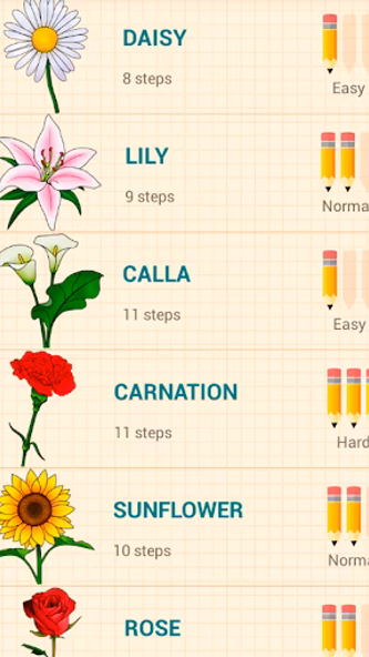 How to Draw Flowers Screenshot 1 - AppWisp.com How to Draw Flowers Screenshot 1 - AppWisp.com