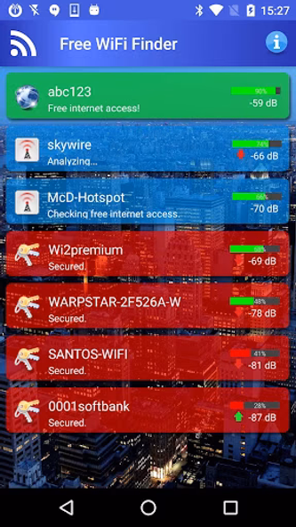 Free WiFi Internet Finder Screenshot 2 - AppWisp.com Free WiFi Internet Finder Screenshot 2 - AppWisp.com