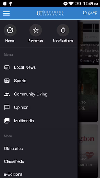 Courier-Tribune NOW Screenshot 3 - AppWisp.com Courier-Tribune NOW Screenshot 3 - AppWisp.com