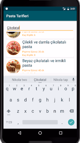 İnternetsiz Pasta Tarifleri Screenshot 4 - AppWisp.com İnternetsiz Pasta Tarifleri Screenshot 4 - AppWisp.com