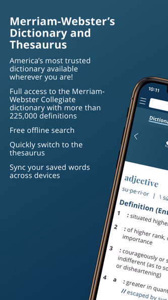Merriam-Webster Dictionary+ Screenshot 1 - AppWisp.com Merriam-Webster Dictionary+ Screenshot 1 - AppWisp.com