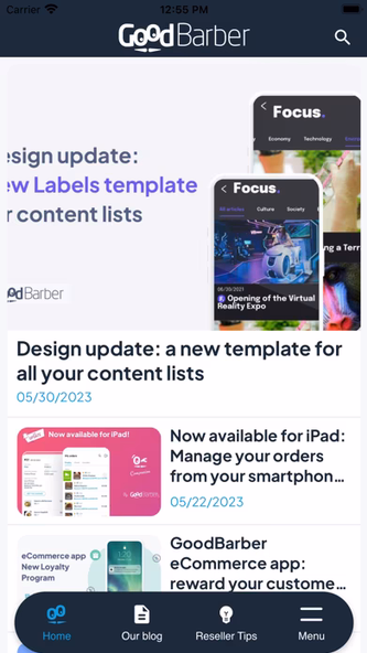 GoodBarber News Screenshot 1 - AppWisp.com GoodBarber News Screenshot 1 - AppWisp.com
