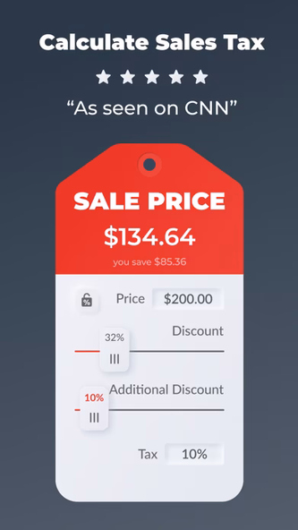 Sale Price Discount Calculator Screenshot 2 - AppWisp.com Sale Price Discount Calculator Screenshot 2 - AppWisp.com
