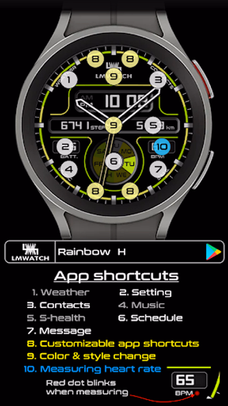 LMwatch rainbow H Screenshot 3 - AppWisp.com LMwatch rainbow H Screenshot 3 - AppWisp.com