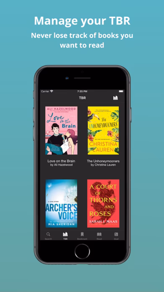 TBR - Bookshelf Screenshot 2 - AppWisp.com TBR - Bookshelf Screenshot 2 - AppWisp.com
