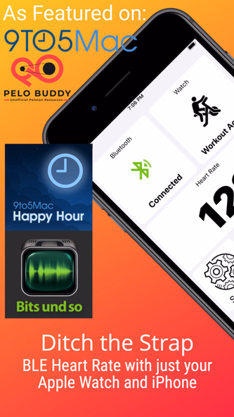 BlueHeart Bluetooth Heart Rate Screenshot 1 - AppWisp.com BlueHeart Bluetooth Heart Rate Screenshot 1 - AppWisp.com
