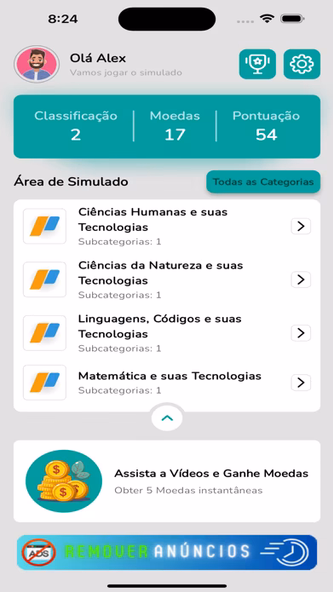 Questões do ENEM Screenshot 2 - AppWisp.com Questões do ENEM Screenshot 2 - AppWisp.com