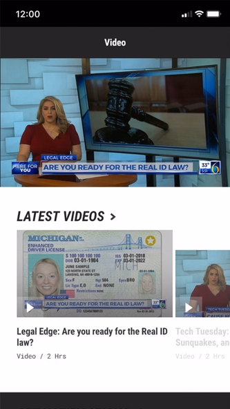 WLNS TV 6 Lansing - Jackson Screenshot 3 - AppWisp.com WLNS TV 6 Lansing - Jackson Screenshot 3 - AppWisp.com