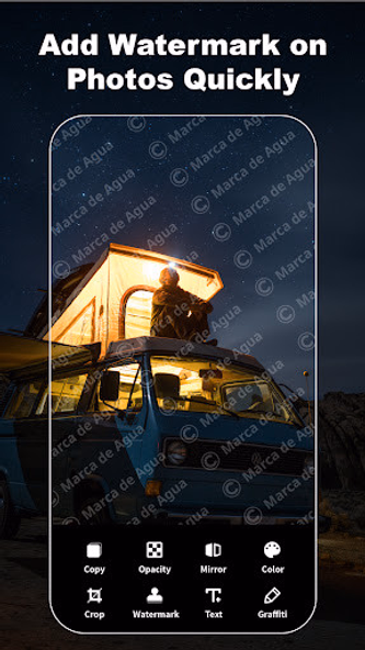 Add Text Watermark to Photos Screenshot 1 - AppWisp.com Add Text Watermark to Photos Screenshot 1 - AppWisp.com