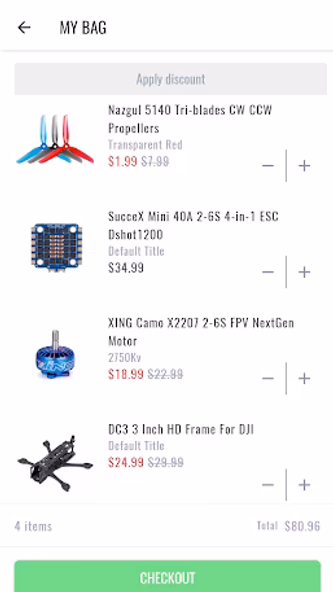 Drone.Parts Store Screenshot 4 - AppWisp.com Drone.Parts Store Screenshot 4 - AppWisp.com