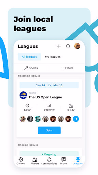 RacketPal: Find Nearby Players Screenshot 3 - AppWisp.com RacketPal: Find Nearby Players Screenshot 3 - AppWisp.com