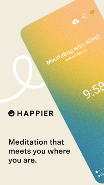 Happier meditation Screenshot 1 - AppWisp.com Happier meditation Screenshot 1 - AppWisp.com