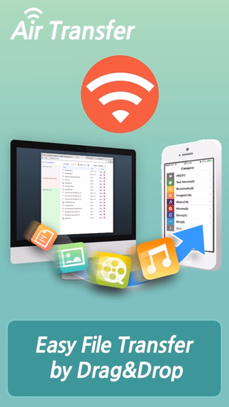 Air Transfer - File Transfer from/to PC thru WiFi Screenshot 1 - AppWisp.com Air Transfer - File Transfer from/to PC thru WiFi Screenshot 1 - AppWisp.com