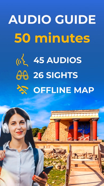 Knossos Self-Guided Tour Screenshot 1 - AppWisp.com Knossos Self-Guided Tour Screenshot 1 - AppWisp.com
