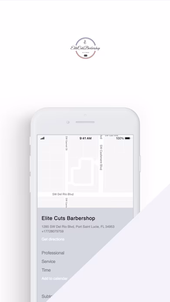 Elite Cuts Barbershop Screenshot 1 - AppWisp.com Elite Cuts Barbershop Screenshot 1 - AppWisp.com