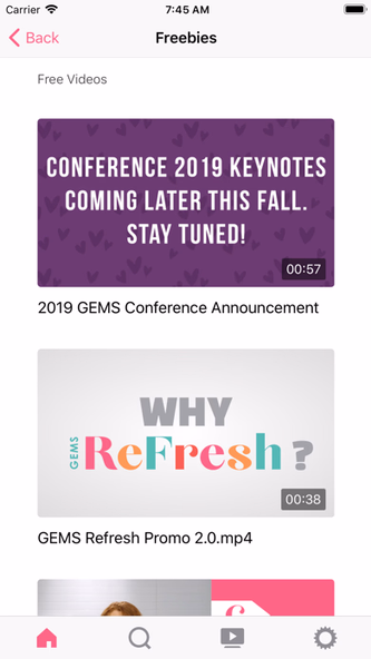 GEMS ReFresh Screenshot 2 - AppWisp.com GEMS ReFresh Screenshot 2 - AppWisp.com