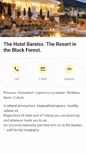 Hotel Bareiss Screenshot 1 - AppWisp.com Hotel Bareiss Screenshot 1 - AppWisp.com