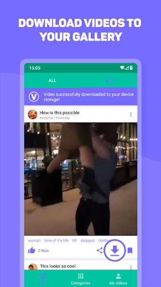 Virall: Watch and share videos Screenshot 3 - AppWisp.com Virall: Watch and share videos Screenshot 3 - AppWisp.com