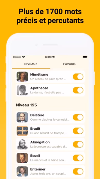 Advanced French Vocabulary Screenshot 1 - AppWisp.com Advanced French Vocabulary Screenshot 1 - AppWisp.com