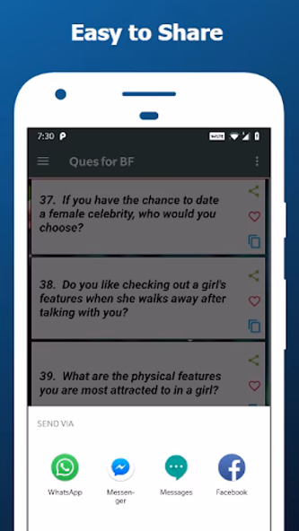 Romantic Questions to ask Screenshot 3 - AppWisp.com Romantic Questions to ask Screenshot 3 - AppWisp.com