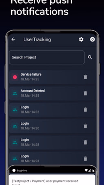 LogHive - Event tracking Screenshot 2 - AppWisp.com LogHive - Event tracking Screenshot 2 - AppWisp.com