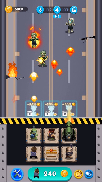 Merge Zombie Clash Screenshot 1 - AppWisp.com Merge Zombie Clash Screenshot 1 - AppWisp.com