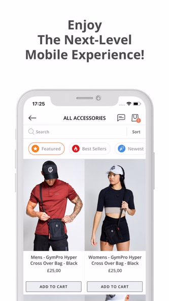 GymPro Apparel Screenshot 2 - AppWisp.com GymPro Apparel Screenshot 2 - AppWisp.com