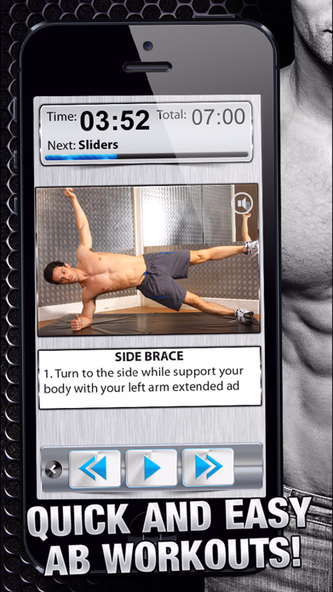 Ab Workout X FREE+ Six-Pack Core Abdomen Exercises Screenshot 1 - AppWisp.com