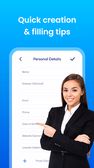 Resume Builder - CV Maker PDF Screenshot 3 - AppWisp.com