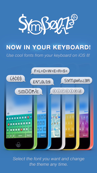 Symbolizer Fonts Keyboard with Fancy Emoji Symbols for Facebook and Instagram Screenshot 2 - AppWisp.com Symbolizer Fonts Keyboard with Fancy Emoji Symbols for Facebook and Instagram Screenshot 2 - AppWisp.com