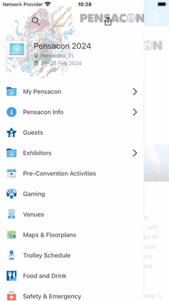 Pensacon 2024 Screenshot 1 - AppWisp.com Pensacon 2024 Screenshot 1 - AppWisp.com