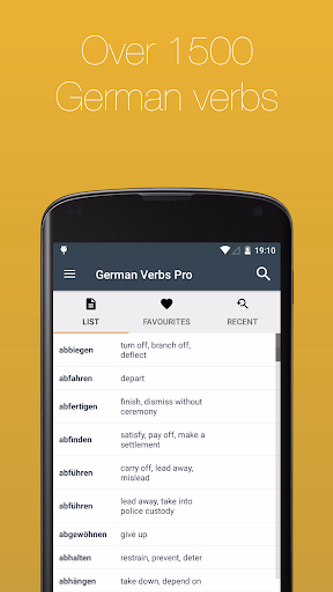 German Verb Conjugator Screenshot 1 - AppWisp.com German Verb Conjugator Screenshot 1 - AppWisp.com