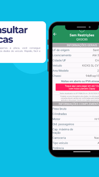 Consulta Placa Preço e Multas Screenshot 2 - AppWisp.com