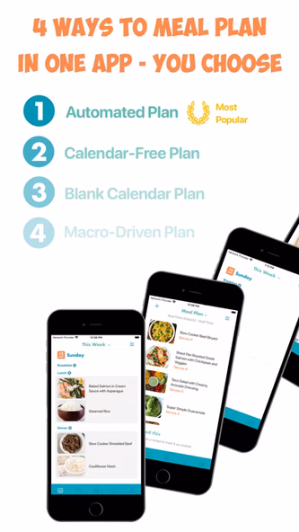 Real Plans - Meal Planner Screenshot 1 - AppWisp.com Real Plans - Meal Planner Screenshot 1 - AppWisp.com