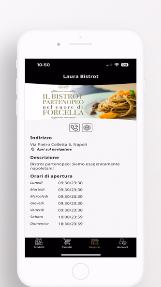Laura Bistrot Screenshot 4 - AppWisp.com Laura Bistrot Screenshot 4 - AppWisp.com