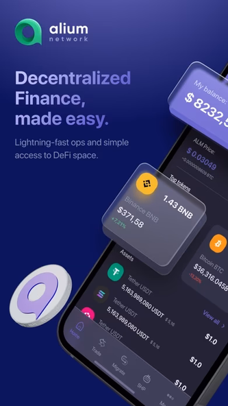 Alium Swap:DEX Crypto Exchange Screenshot 1 - AppWisp.com Alium Swap:DEX Crypto Exchange Screenshot 1 - AppWisp.com
