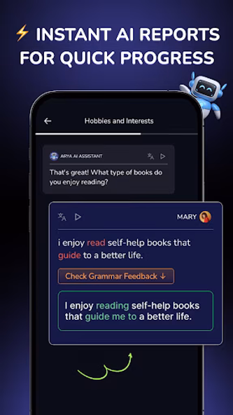 Sivi AI Learn English Speaking Screenshot 4 - AppWisp.com Sivi AI Learn English Speaking Screenshot 4 - AppWisp.com