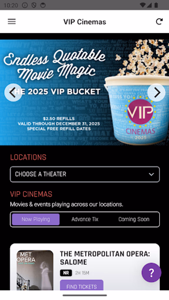 VIP Cinemas Screenshot 2 - AppWisp.com VIP Cinemas Screenshot 2 - AppWisp.com