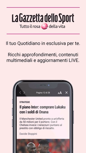 Gazzetta Reader Screenshot 1 - AppWisp.com Gazzetta Reader Screenshot 1 - AppWisp.com