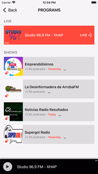 Radio Resultados Screenshot 3 - AppWisp.com Radio Resultados Screenshot 3 - AppWisp.com