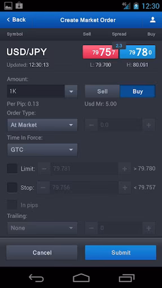 FXCM Trading Station Mobile Screenshot 4 - AppWisp.com FXCM Trading Station Mobile Screenshot 4 - AppWisp.com