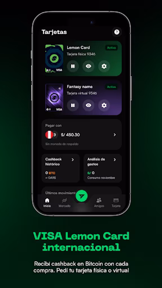 Lemon Cash: tu wallet crypto Screenshot 2 - AppWisp.com Lemon Cash: tu wallet crypto Screenshot 2 - AppWisp.com