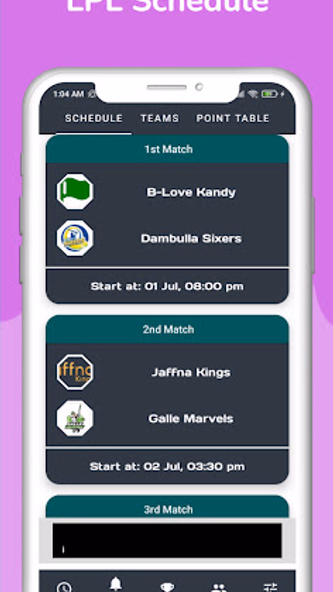 CPL 2024 Schedule & Live score Screenshot 2 - AppWisp.com CPL 2024 Schedule & Live score Screenshot 2 - AppWisp.com