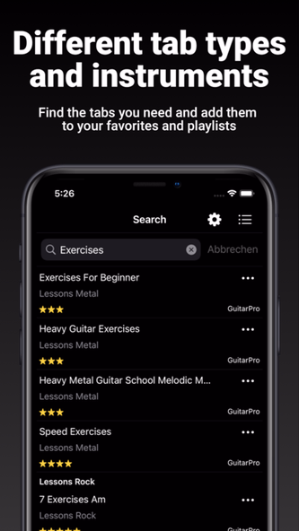 GuitarTab - Tabs & chords Pro Screenshot 4 - AppWisp.com GuitarTab - Tabs & chords Pro Screenshot 4 - AppWisp.com