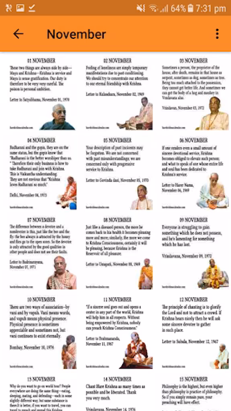 Prabhupada Daily Quote Gallery Screenshot 4 - AppWisp.com Prabhupada Daily Quote Gallery Screenshot 4 - AppWisp.com