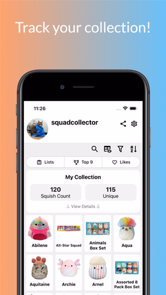 SquadApp - Collector's Guide Screenshot 2 - AppWisp.com SquadApp - Collector's Guide Screenshot 2 - AppWisp.com